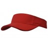 Promotional visor - mod. 4230:Red, Cotton